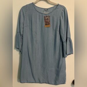 paper crane denim dress Paper Crane | Dresses | Paper Crane Denimchambray Dress Size M